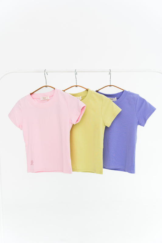 Bondi Relaxed Baby Tee in Pastel