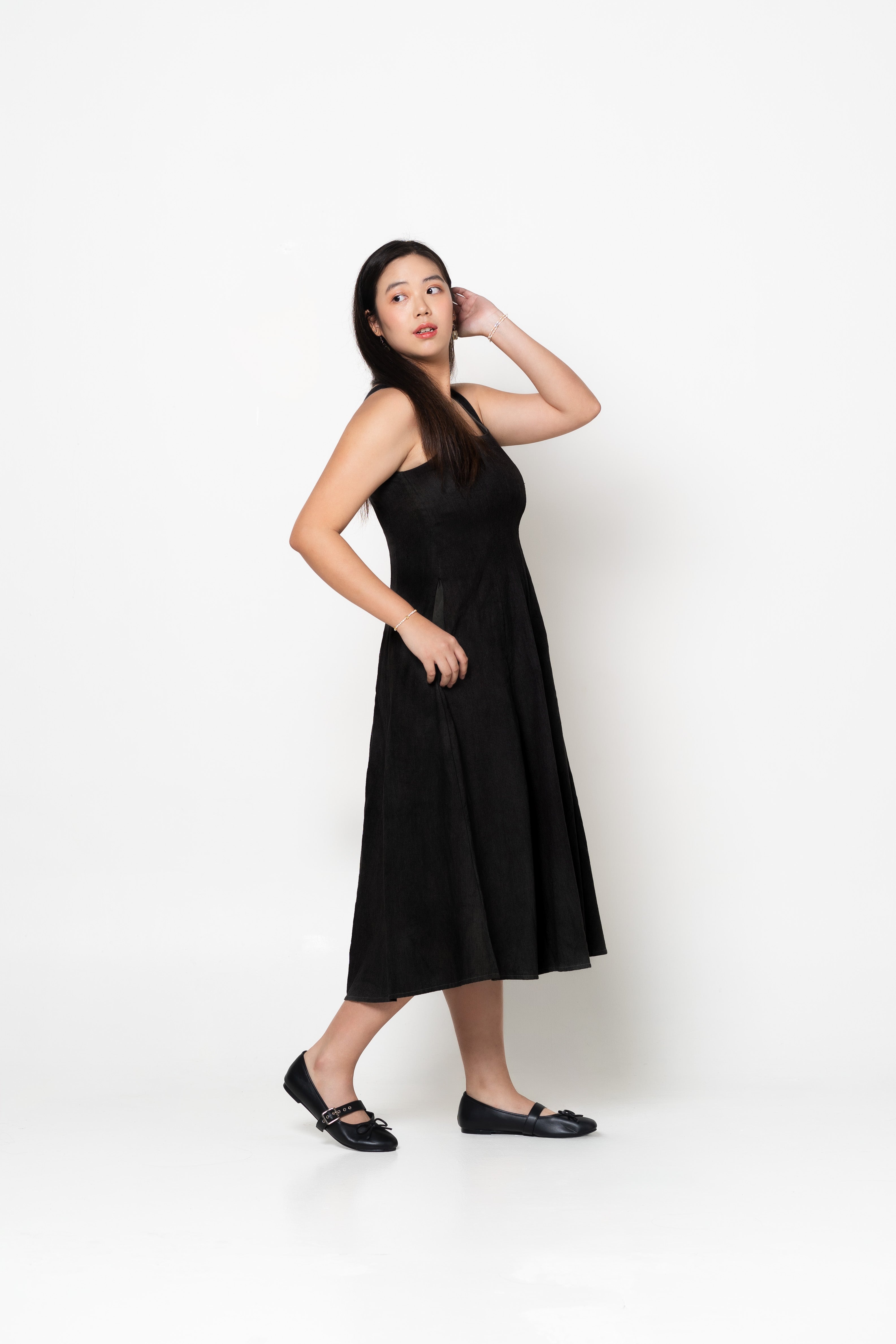 Black swing dress on sale