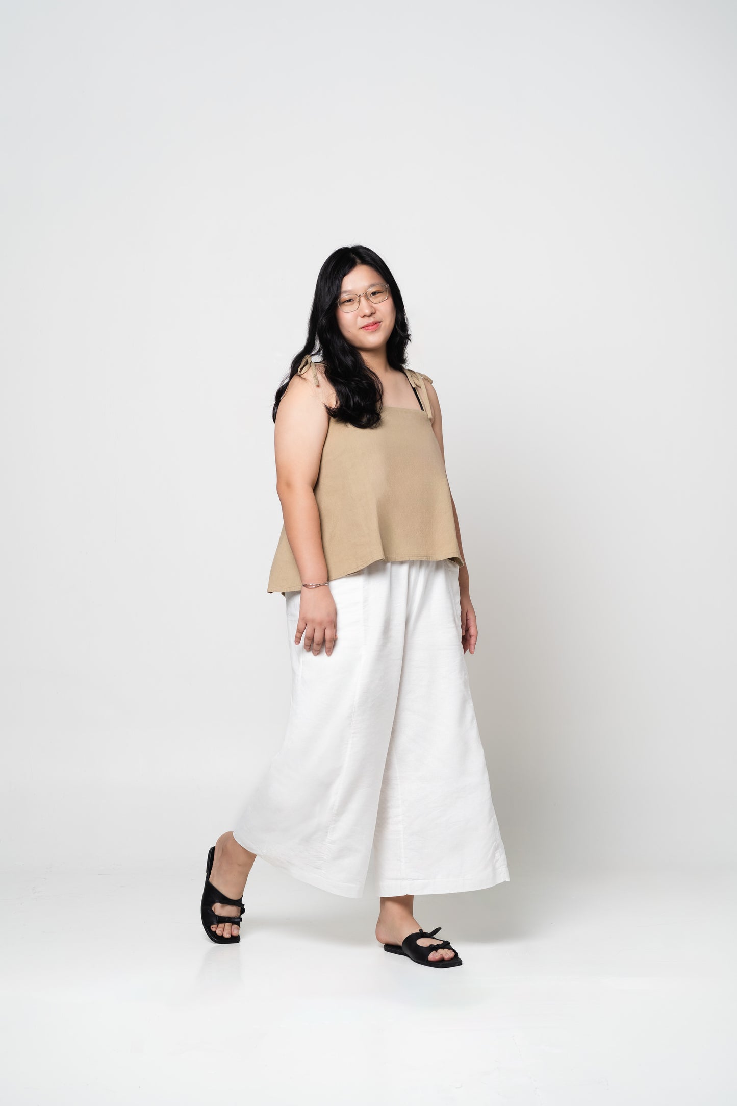 Liel Linen Pants 2.0 in White