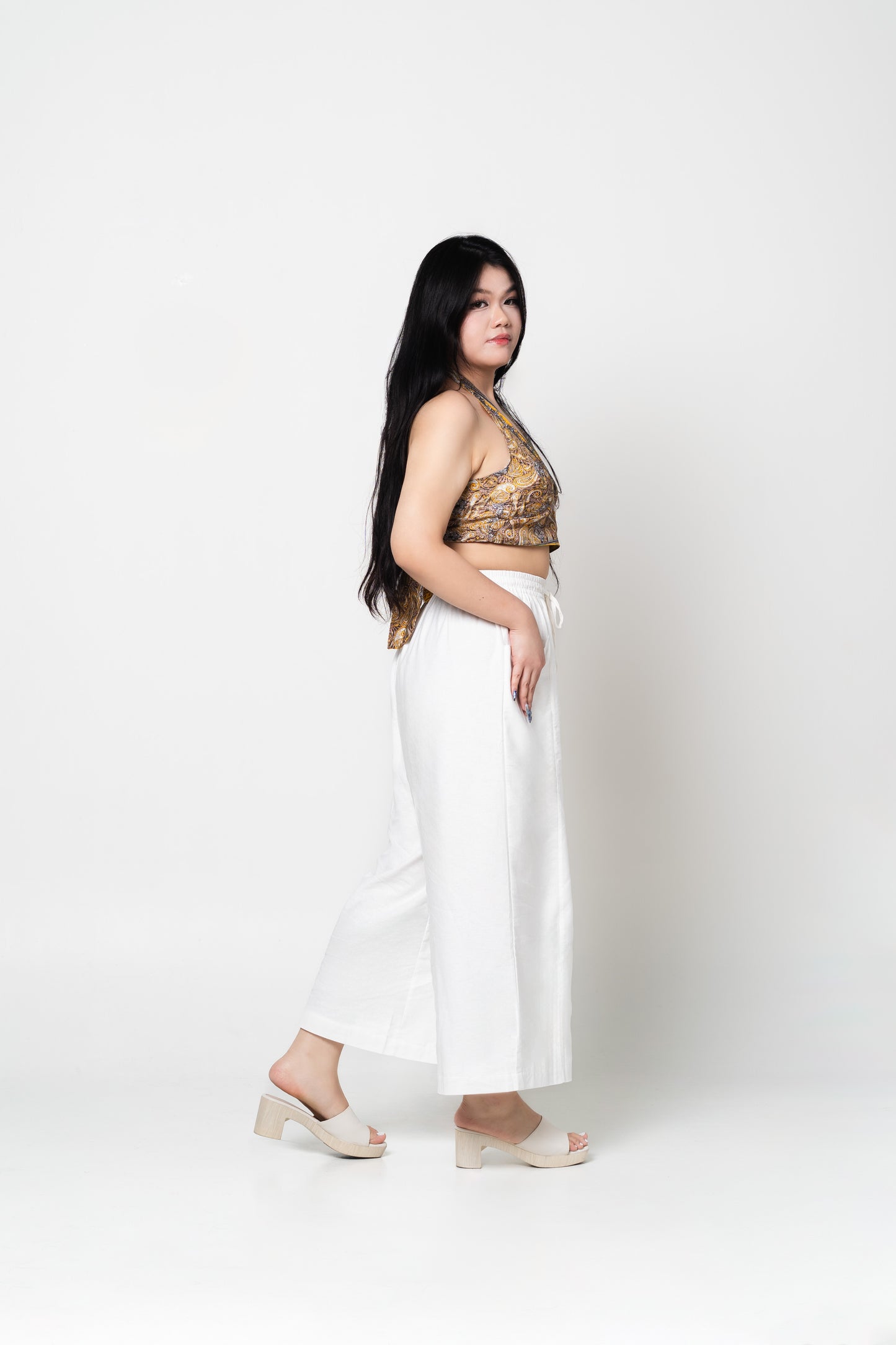 Liel Linen Pants 2.0 in White