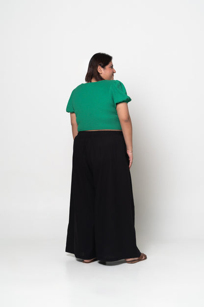 Liel Linen Pants 2.0 in Black