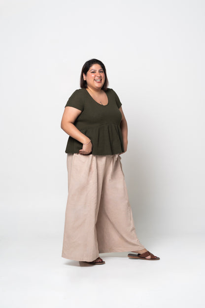 Liel Linen Pants 2.0 in Khaki