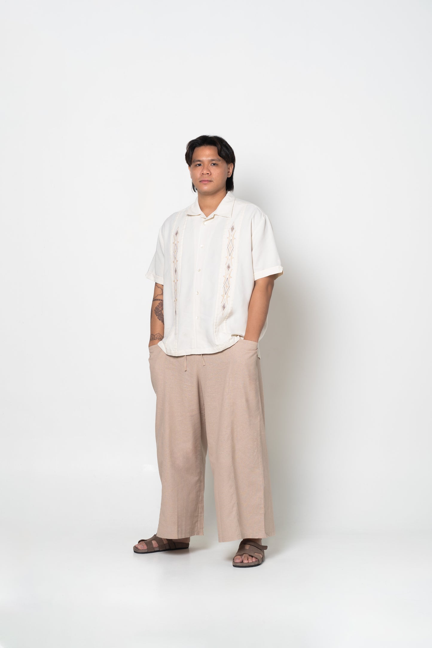 Liel Linen Pants 2.0 in Khaki