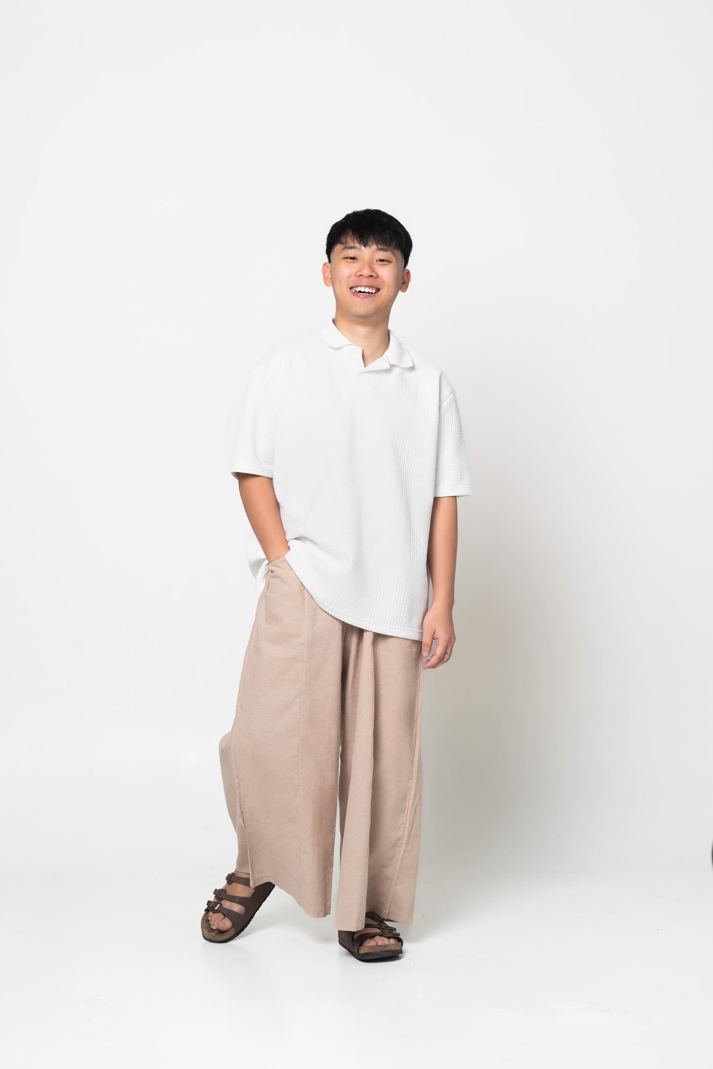 Liel Linen Pants 2.0 in Khaki